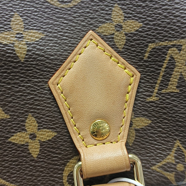 SPEEDY 20 Monogram Coated Canvas Brown
