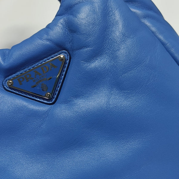 Lambskin Shoulder Bag Blue