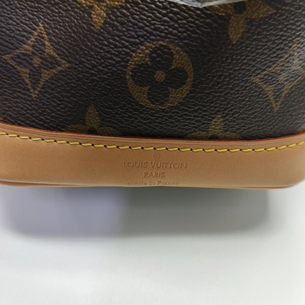 NOÉ Nano Monogram Coated Canvas Brown