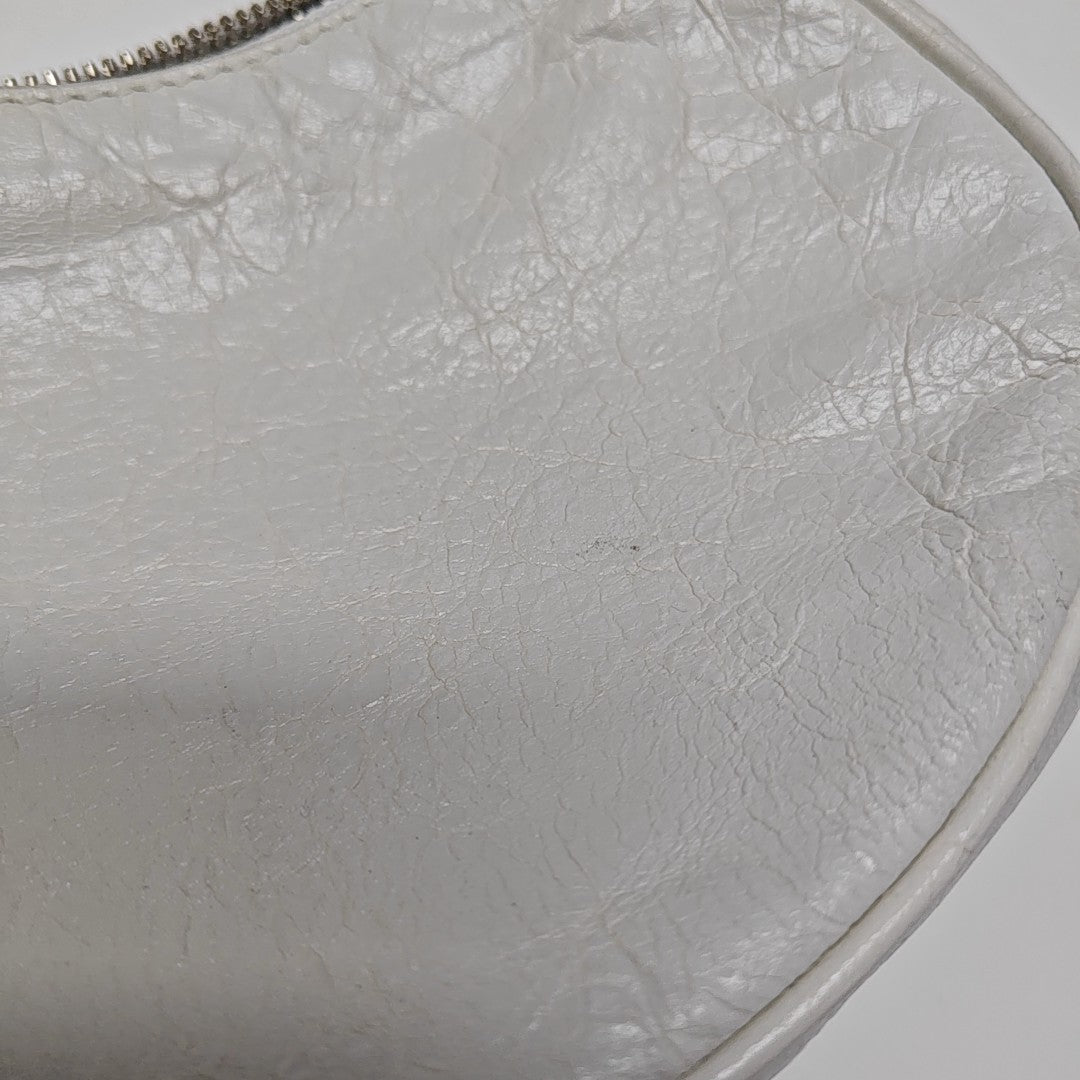 Le Cagole Small Lambskin White