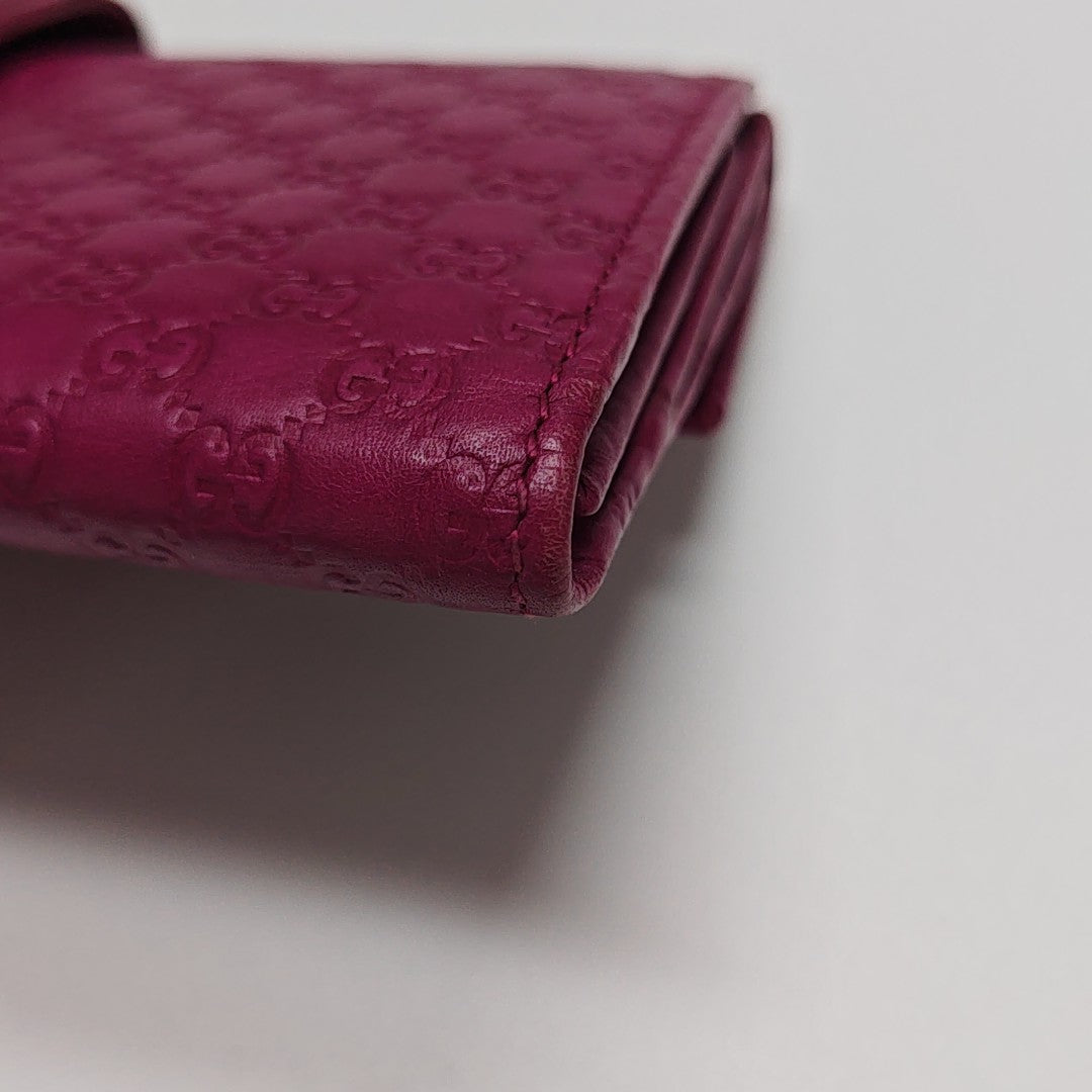 Monogram Calfskin Wallet Pink