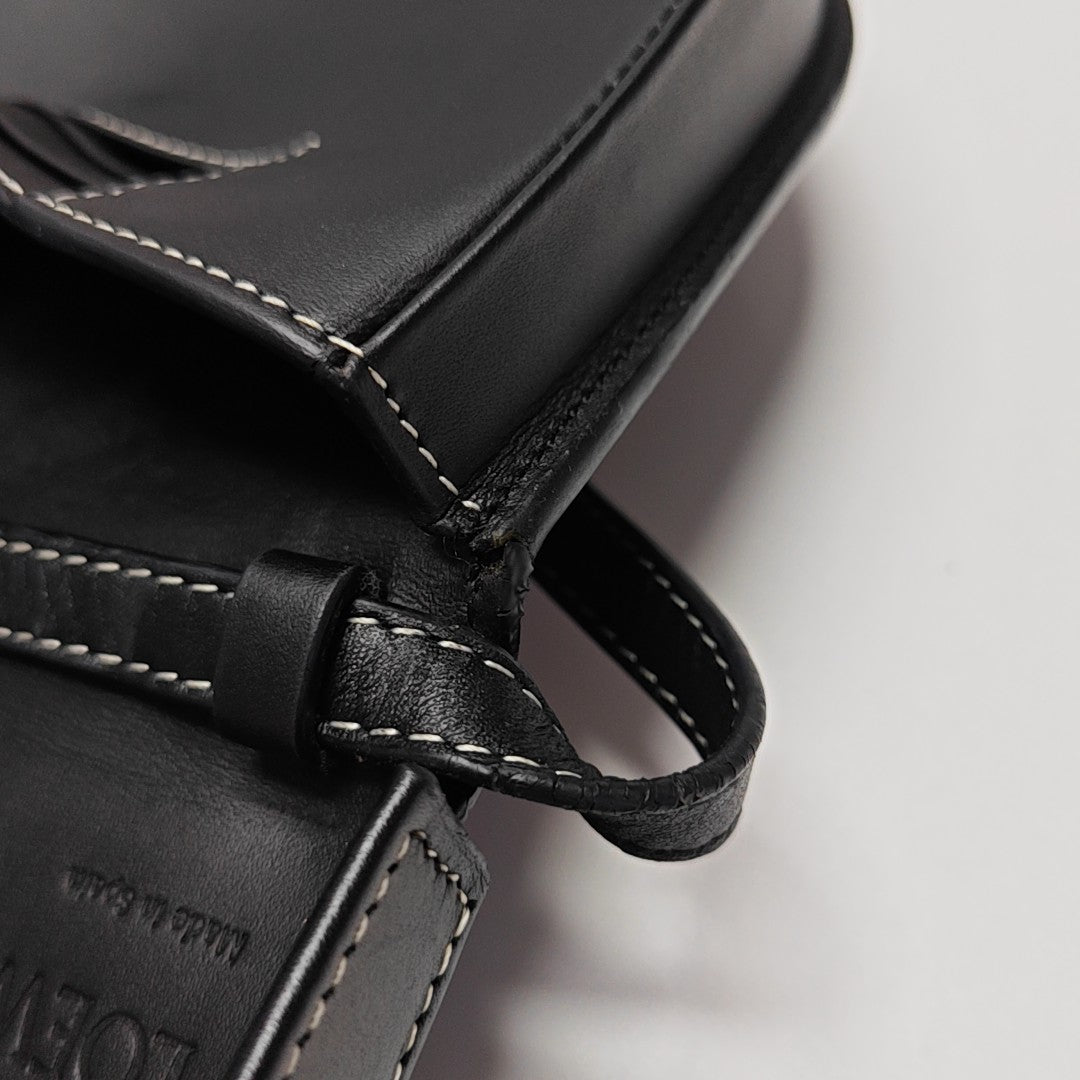 Heel Calfskin Black