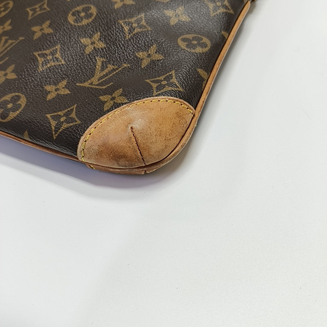 COUSSIN GM Monogram Coated Canvas Brown
