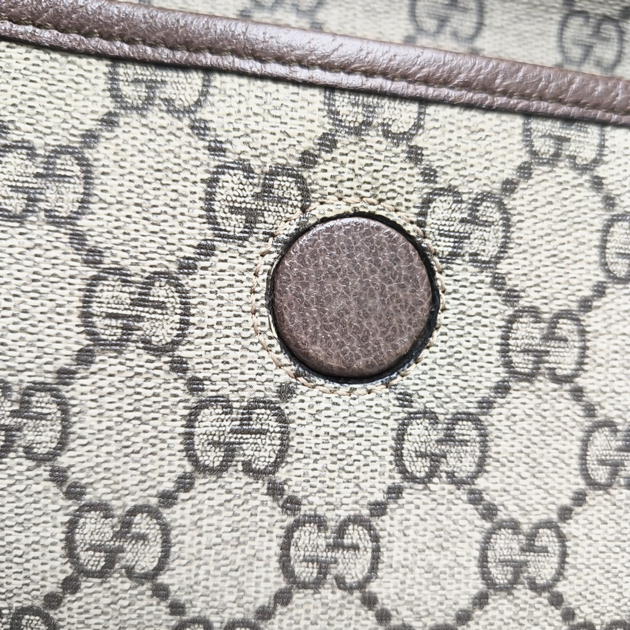 Neo Vintage Monogram Coated Canvas Beige