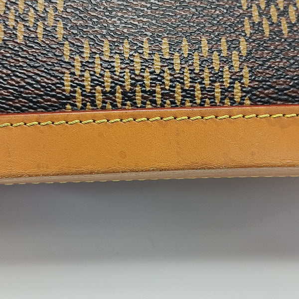 SOFT TRUNK Damier Ebene Coated Canvas Brown
