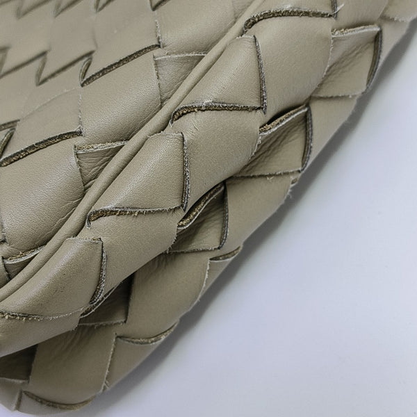 Calfskin Shoulder Bag Gray