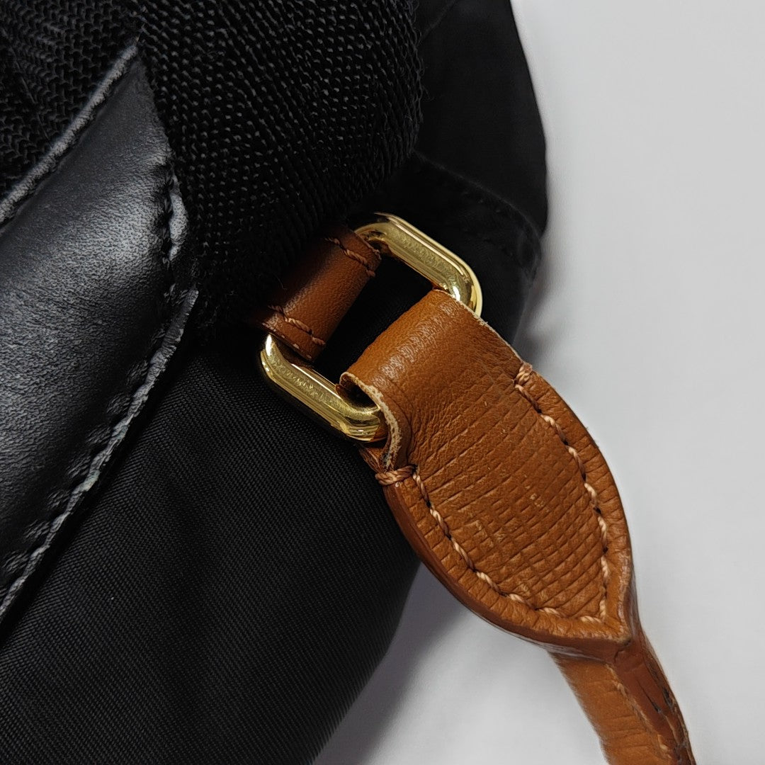 The Rucksack Medium Nylon Black