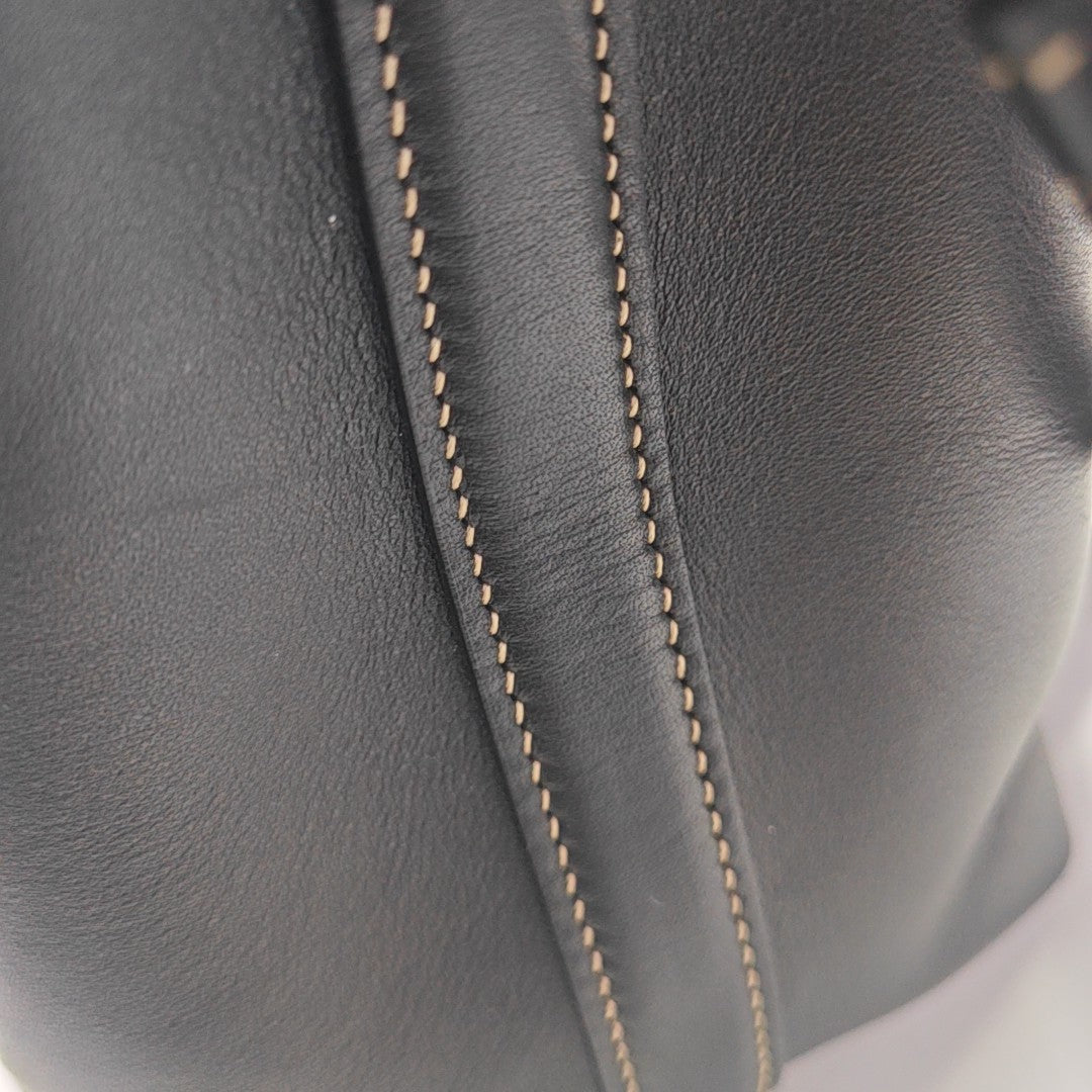 GG Emblem Mini Calfskin Black