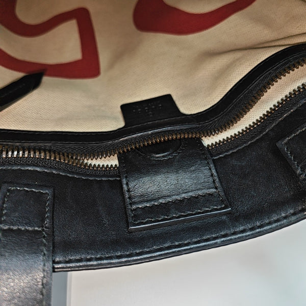 GG Supreme Monogram Coated Canvas Brown