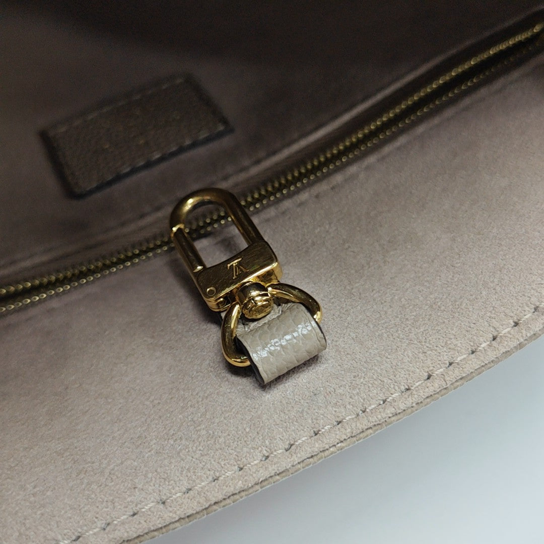 ONTHEGO PM Monogram Calfskin Gray
