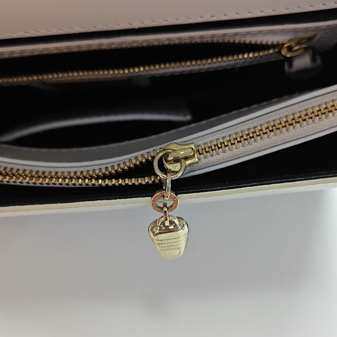 SERPENTI FOREVER Medium Calfskin White