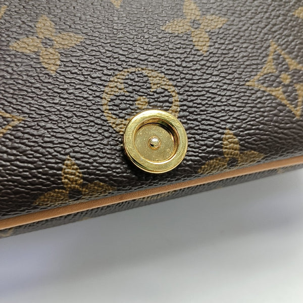 DIANE Nano Monogram Coated Canvas Brown