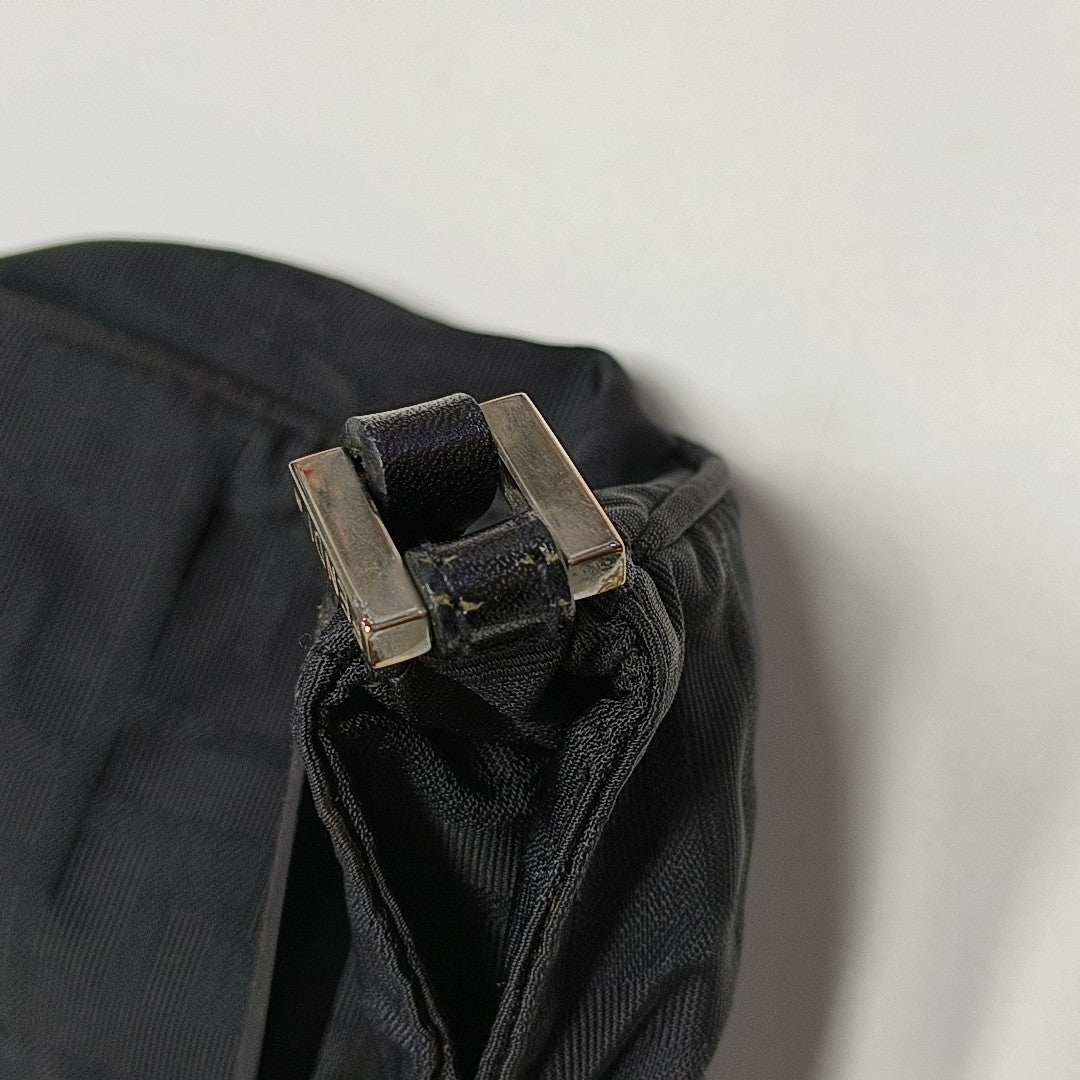 Canvas Top Handle Bag Black