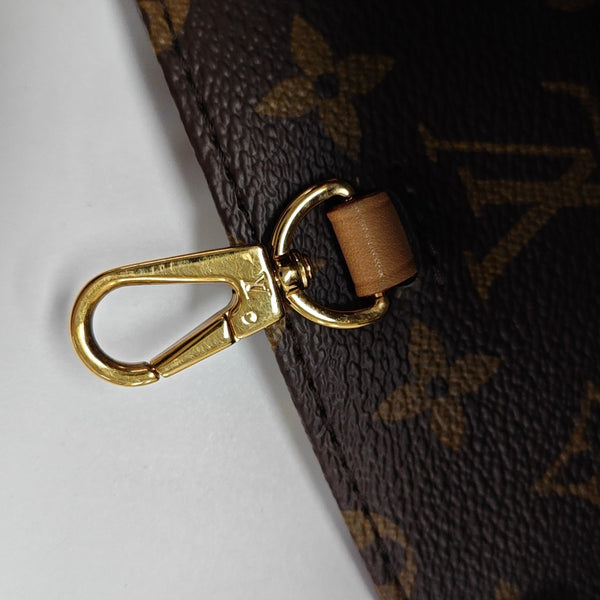 MONTAIGNE Monogram Coated Canvas Brown