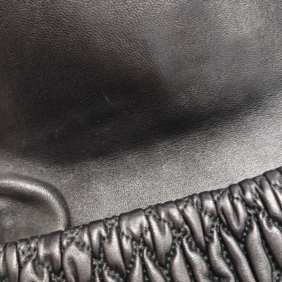 Crystal Lambskin Black