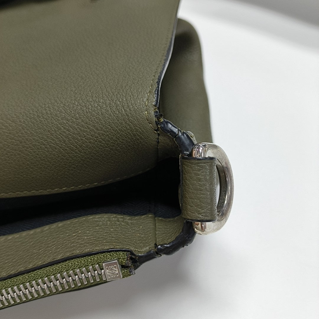 Puzzle Large Calfskin Green