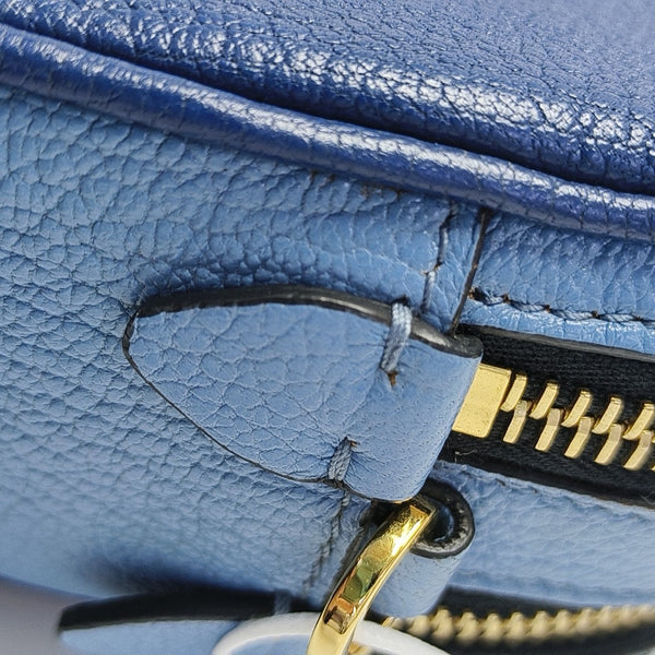 Calfskin Shoulder Bag Blue