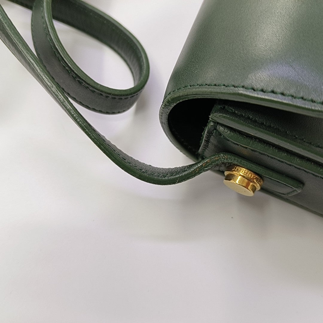 Calfskin Shoulder Bag Green