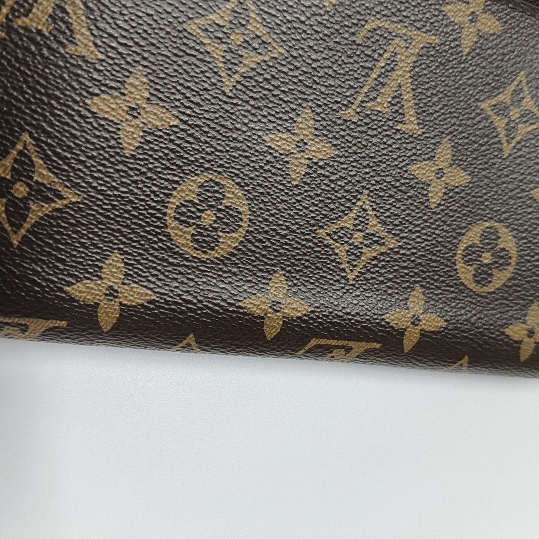 ZIPPY Monogram Coated Canvas Brown Wallet