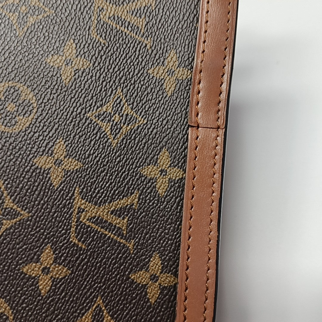 DAUPHINE MM Monogram Coated Canvas Brown