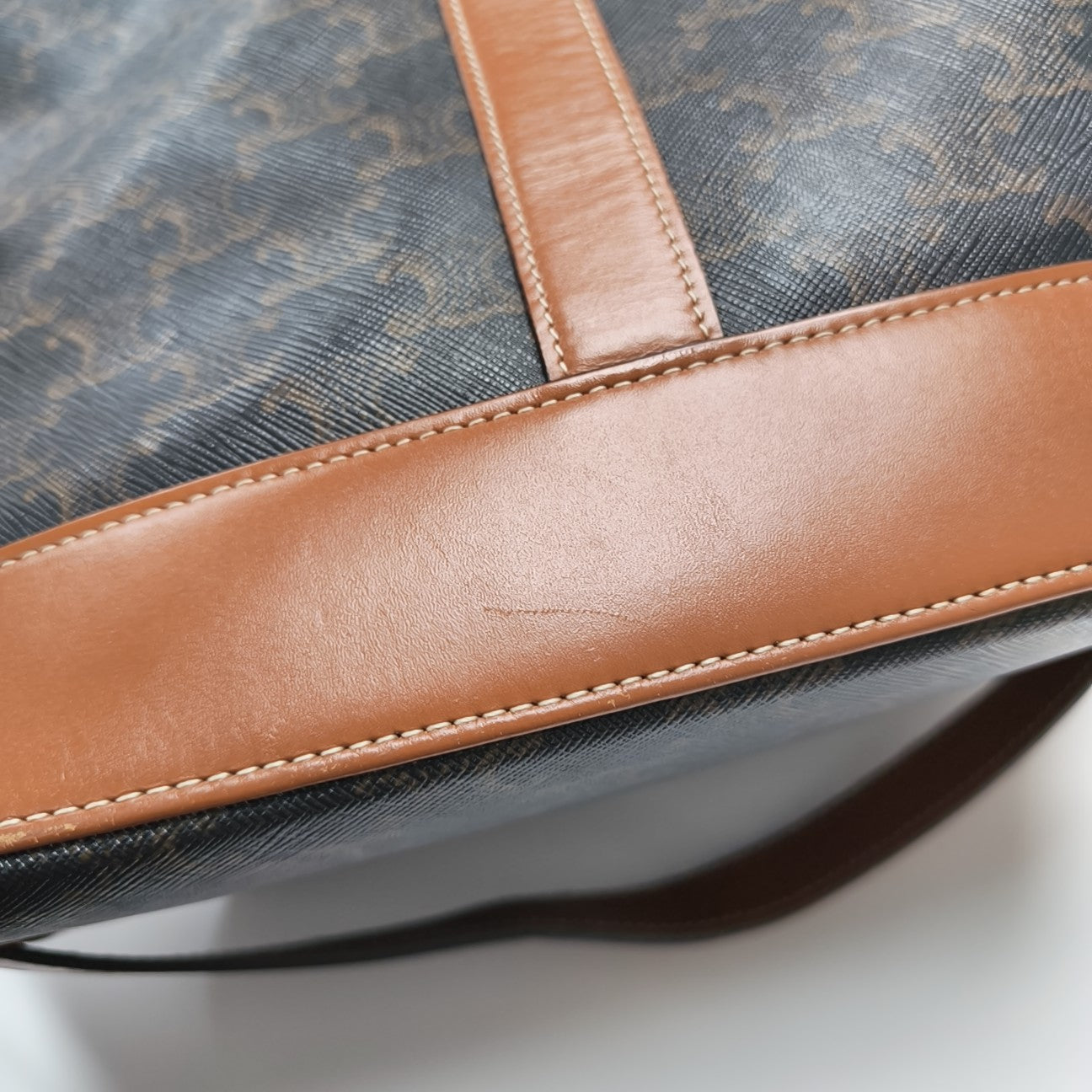 TRIOMPHE CANVAS Medium Coated Canvas Brown