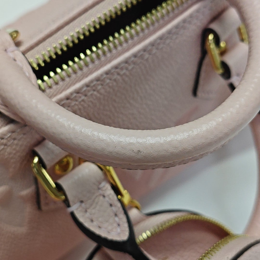 PAPILLON BB Monogram Calfskin Pink