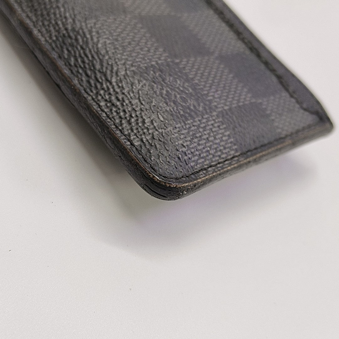 Néo Damier Graphite Coated Canvas Black Card Holder