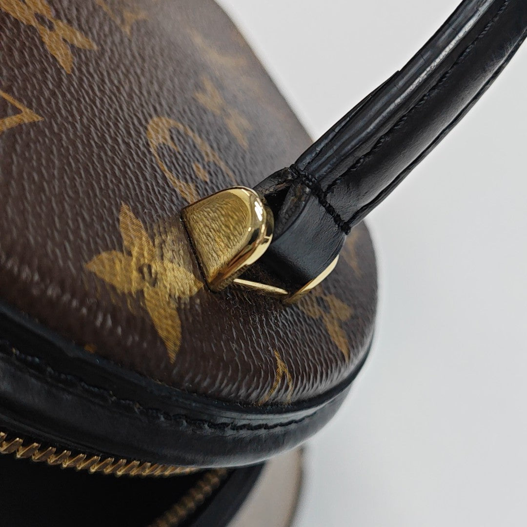 CANNES PM Monogram Coated Canvas Brown