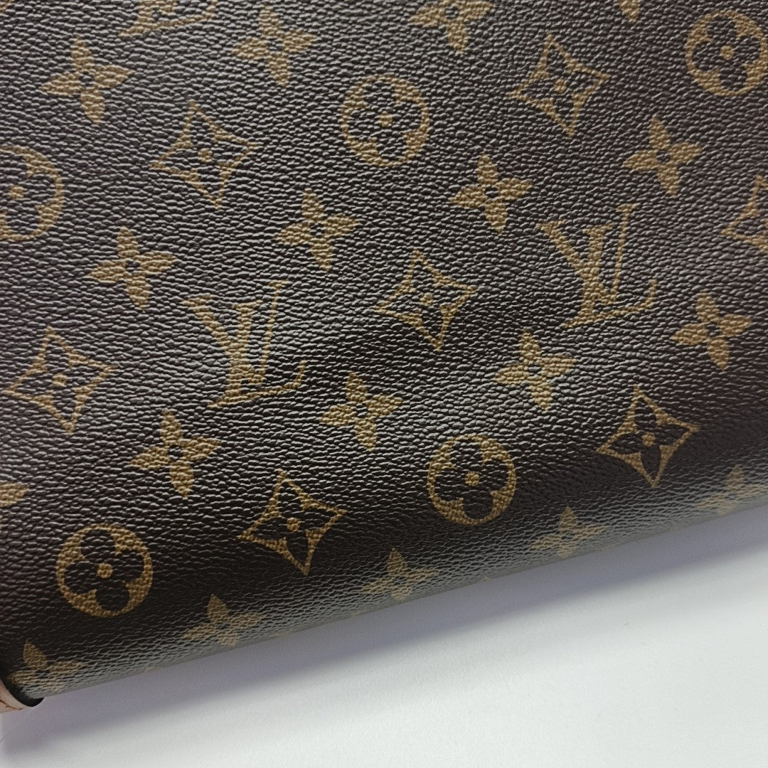 DAUPHINE MM Monogram Coated Canvas Brown