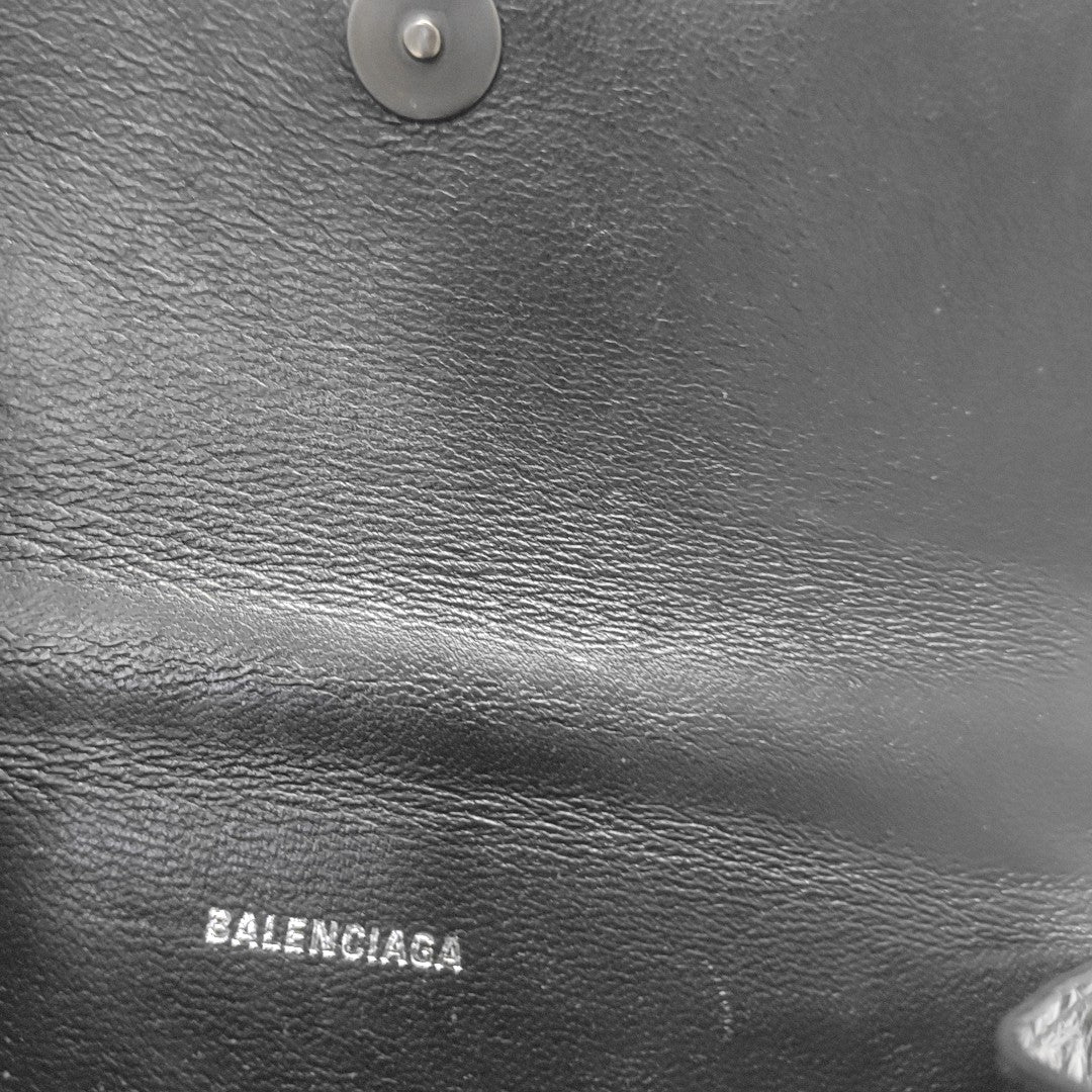 Hourglass Small Calfskin Black