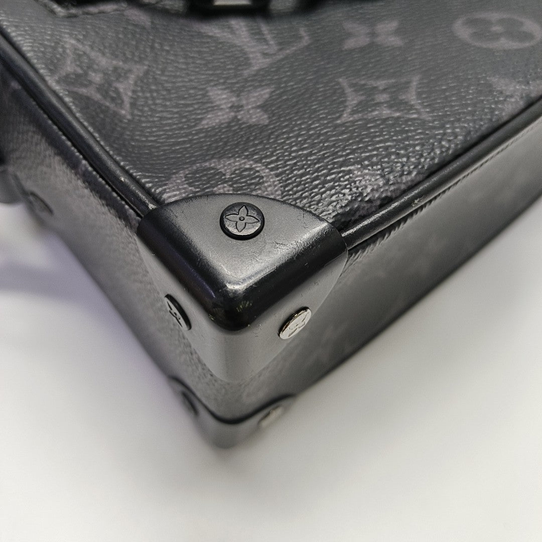 SOFT TRUNK Mini Monogram Coated Canvas Black