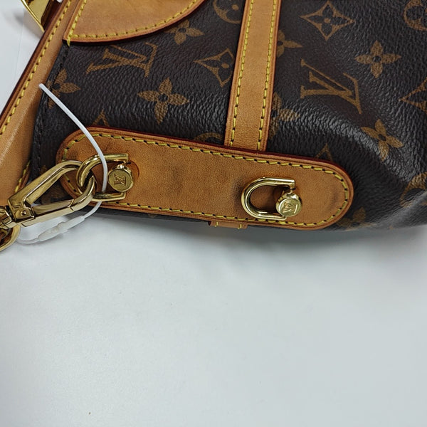 DUFFLE Monogram Coated Canvas Brown