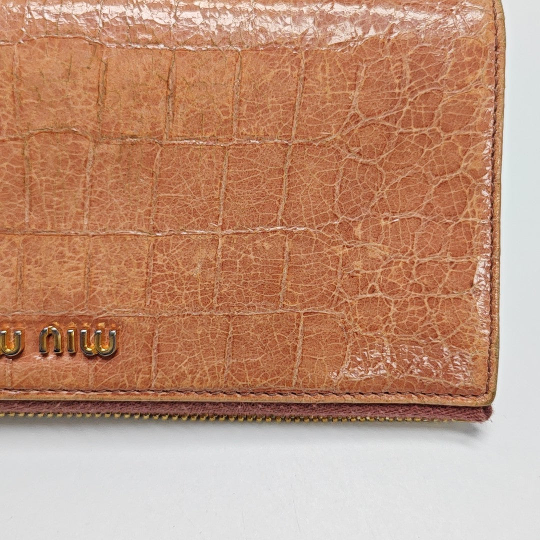Calfskin Wallet Pink