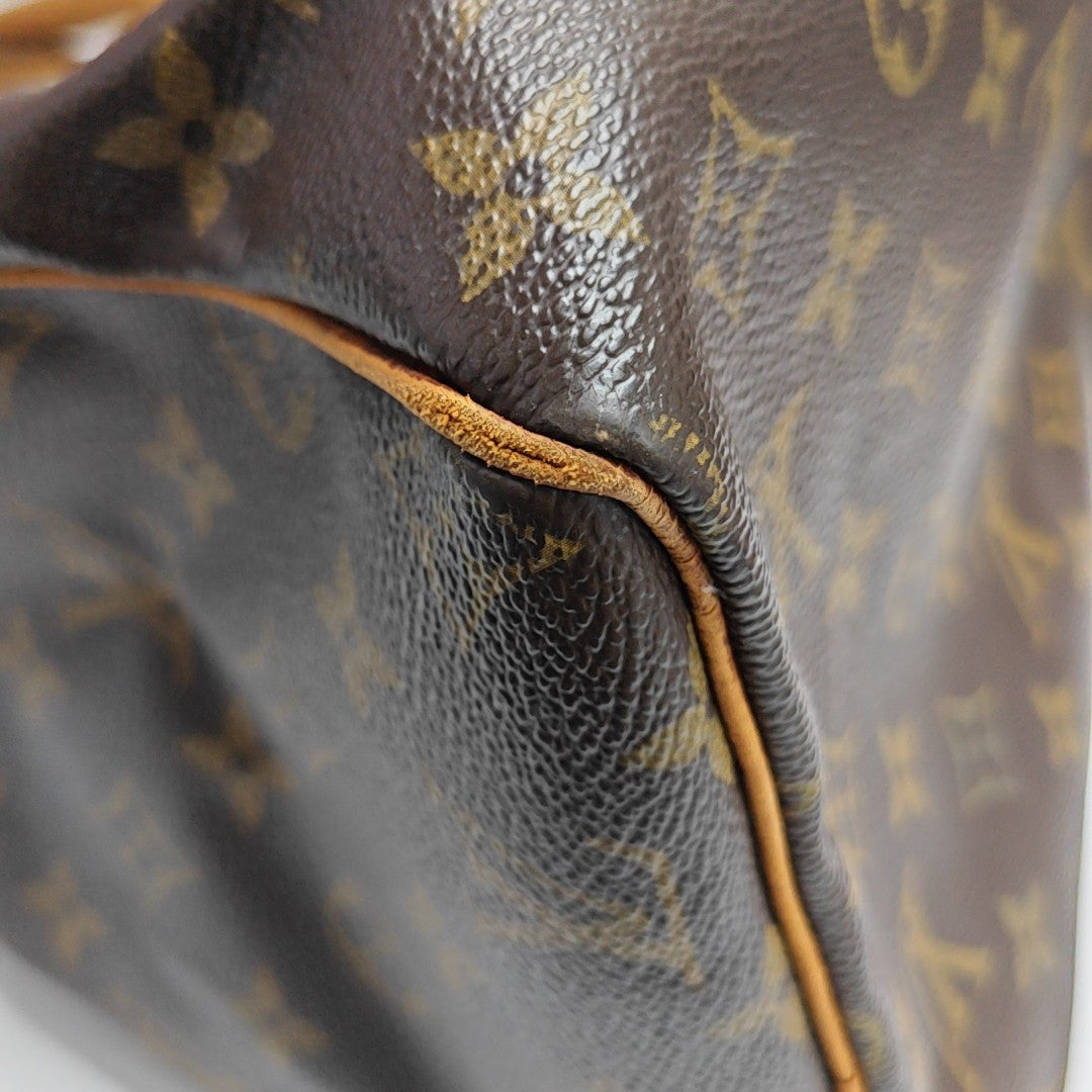 SPEEDY 30 Lona revestida Monogram marrón