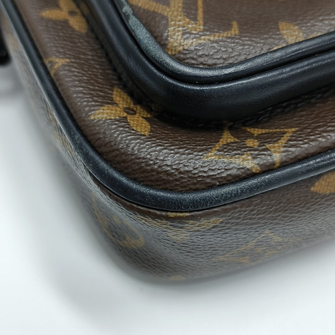 CHRISTOPHER Monogram Coated Canvas Brown