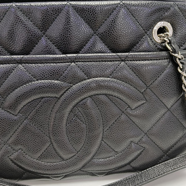 CC TIMELESS SOFT Quilted Grained Calfskin Black