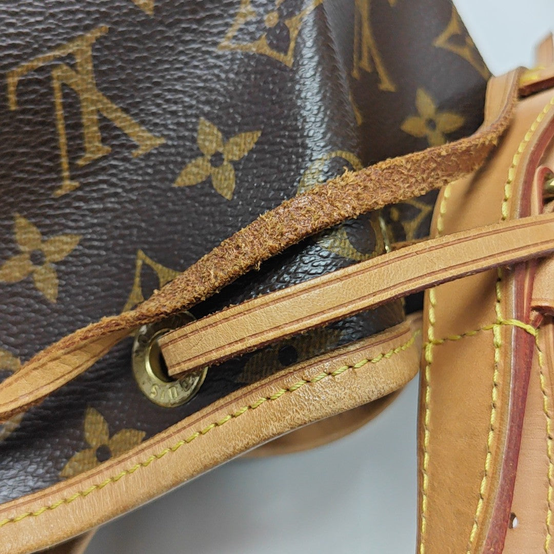 NOÉ BB Monogram Coated Canvas Brown