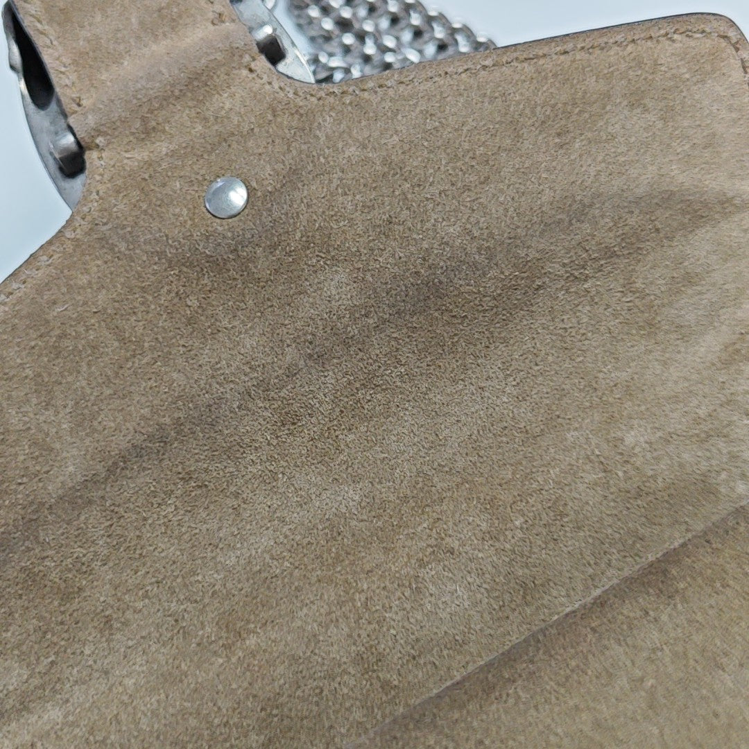Dionysus Mini Monogram Coated Canvas Beige
