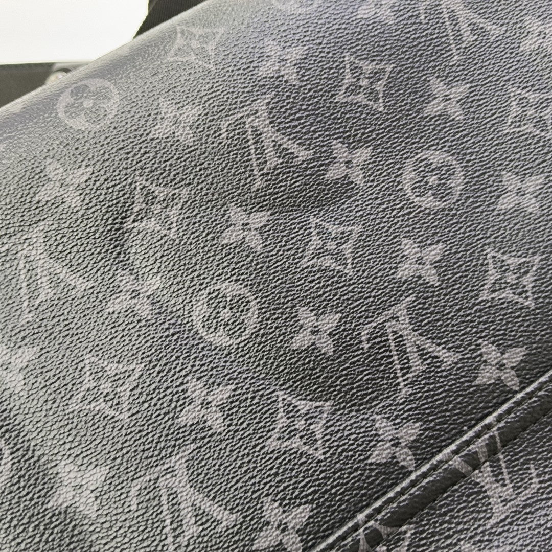 VOYAGER PM Monogram Coated Canvas Black