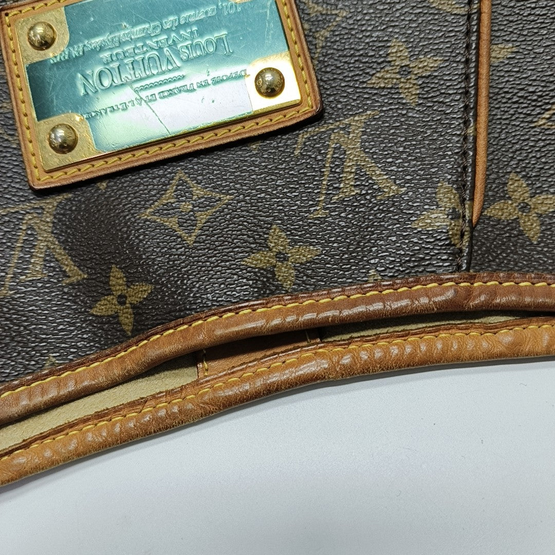 GALLIERA Monogram Coated Canvas Brown