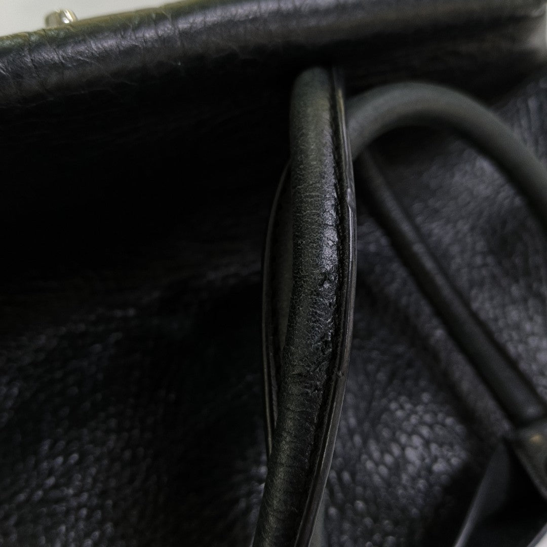 Leather Tote Bag Black