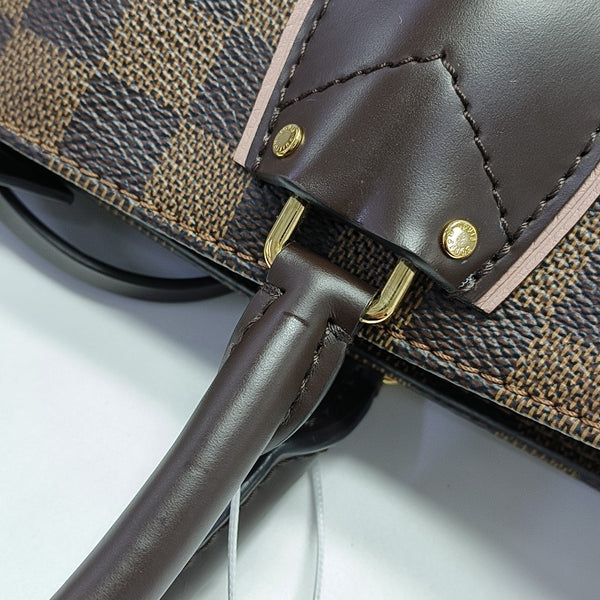 NORMANDY Damier Ebene Coated Canvas Brown