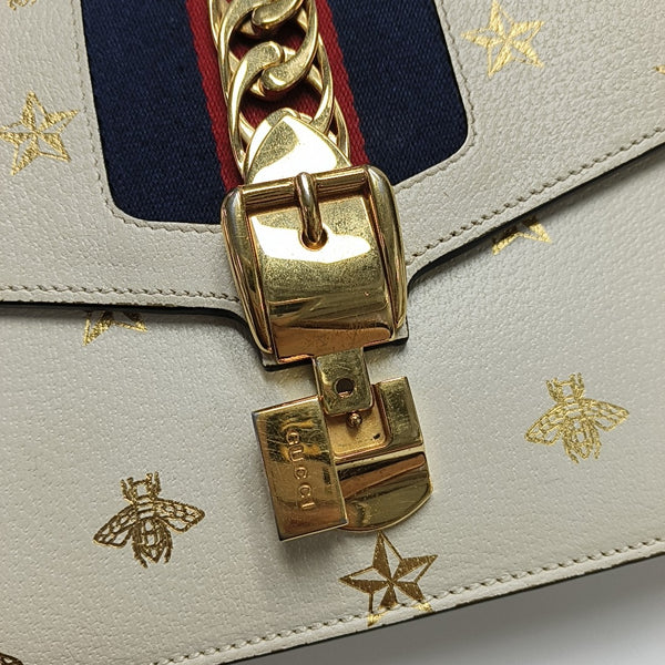 Sylvie Small Calfskin White