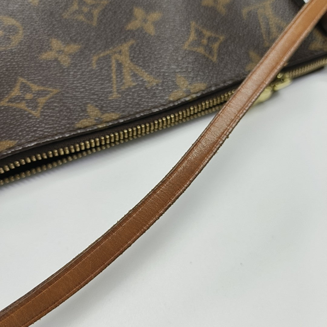 ACCESSOIRES Monogram Coated Canvas Brown
