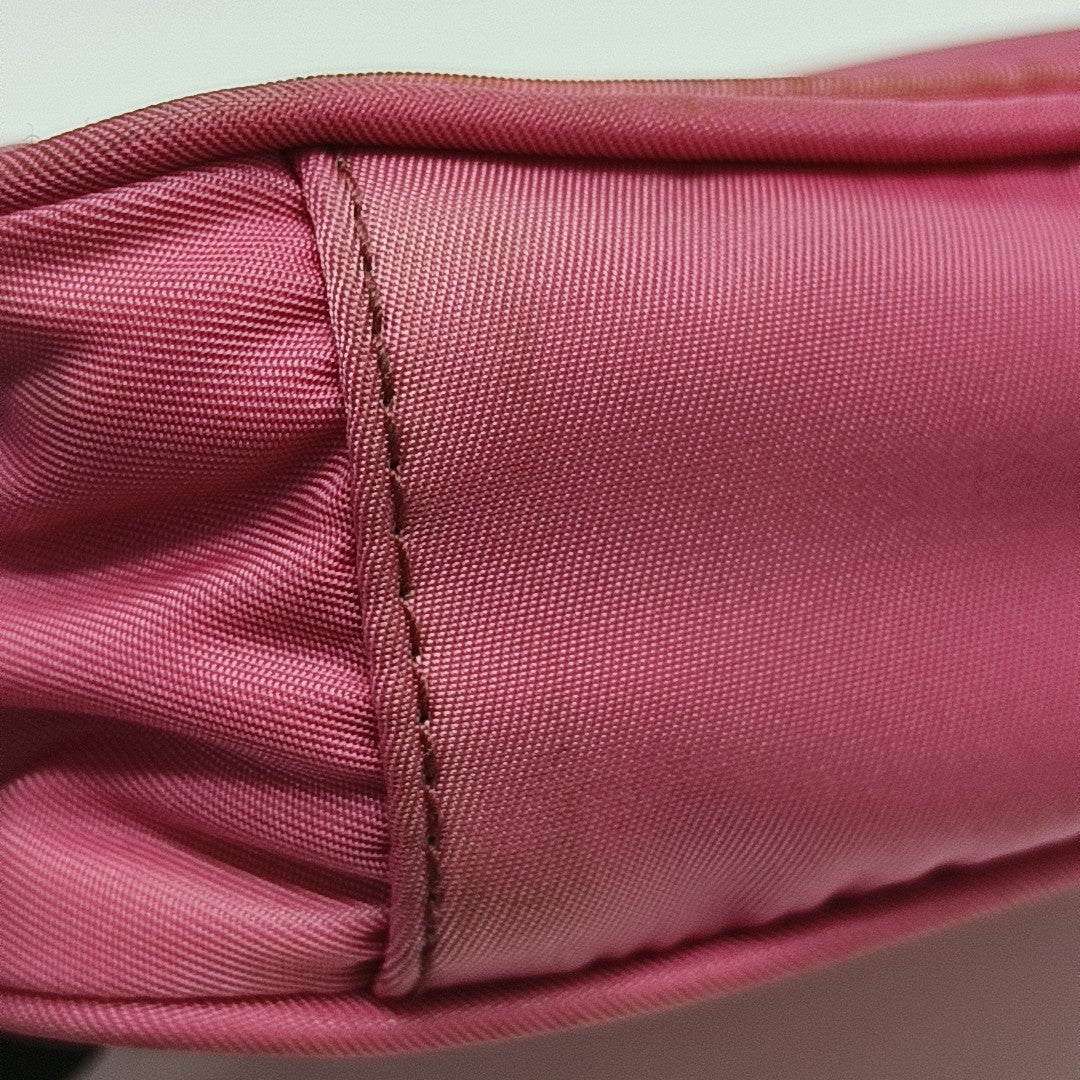 Nylon Shoulder Bag Red