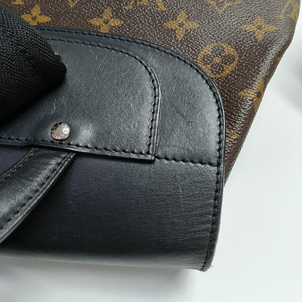 PALK Monogram Coated Canvas Brown