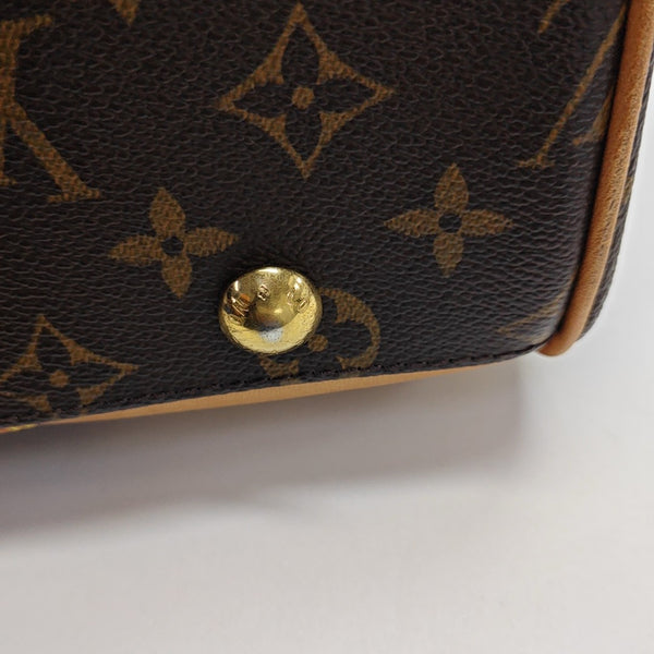 BEVERLY MM Monogram Coated Canvas Brown
