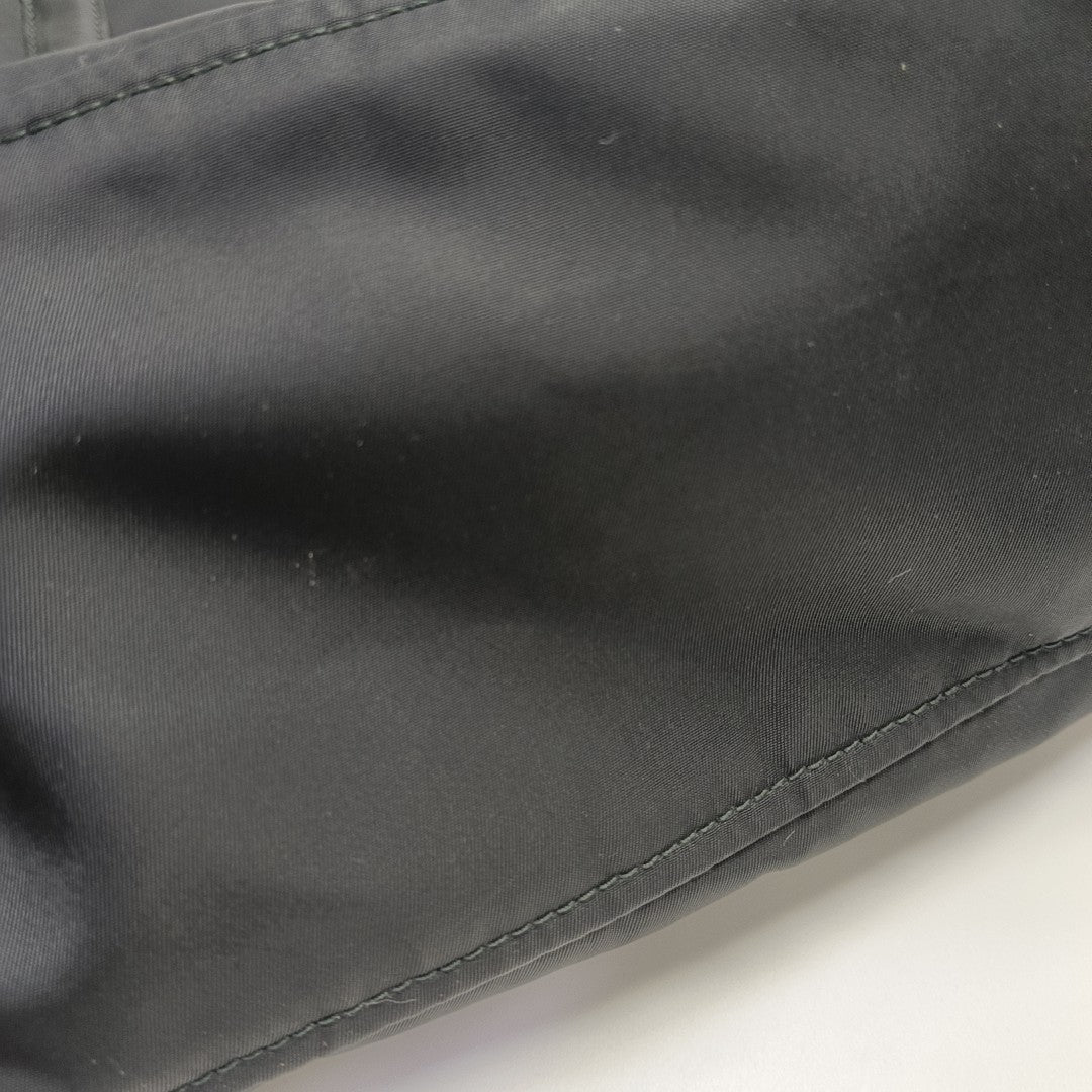 Nylon Shoulder Bag Black