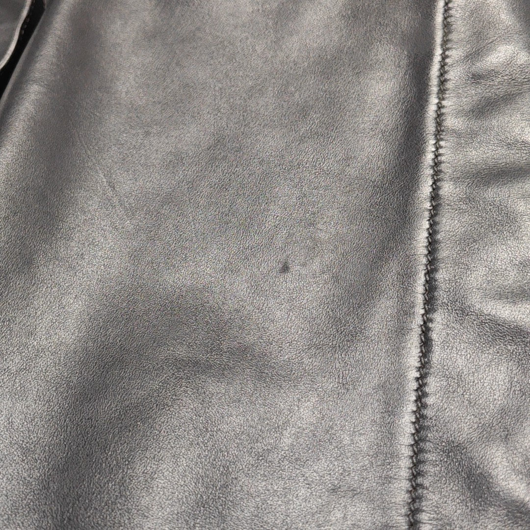Calfskin Top Handle Bag Black