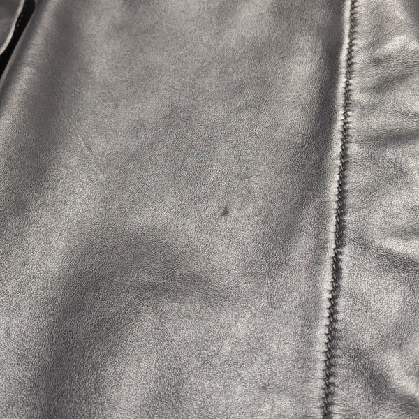 Calfskin Top Handle Bag Black